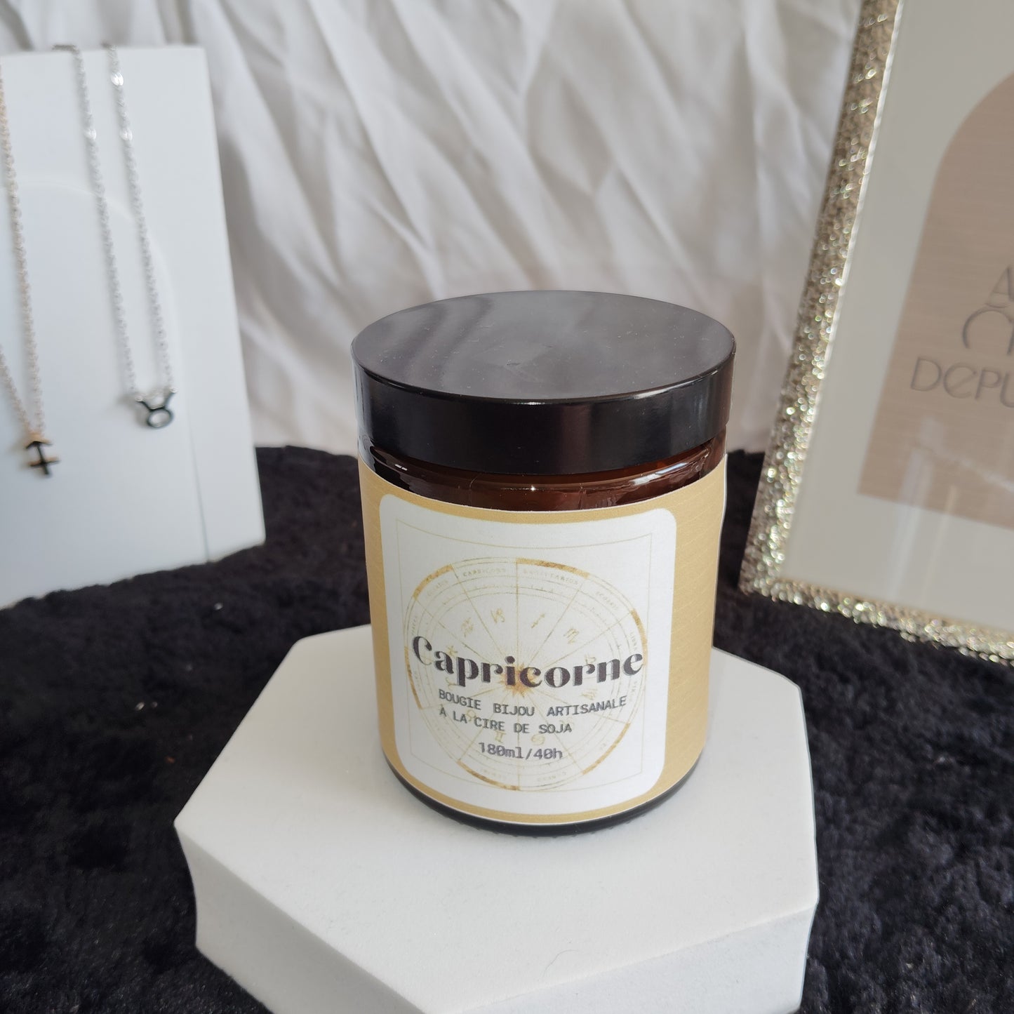 Bougie bijou capricorne
