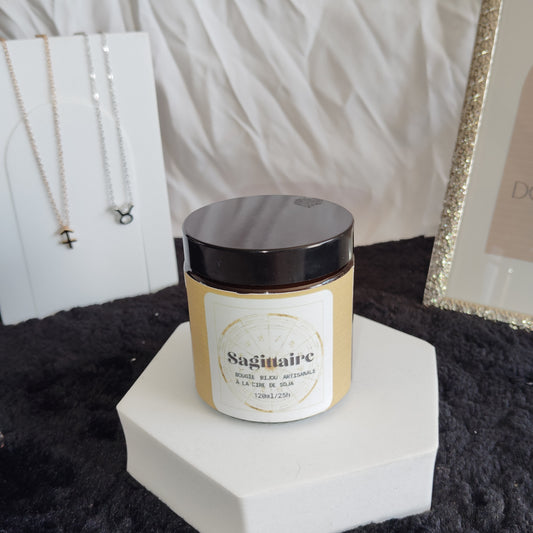 Bougie bijou sagittaire