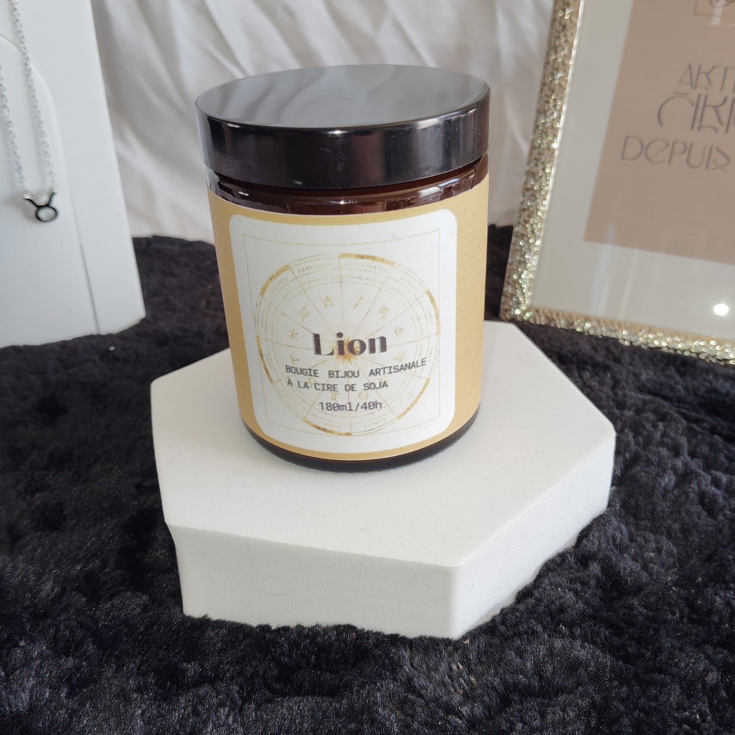 Bougie bijou Lion